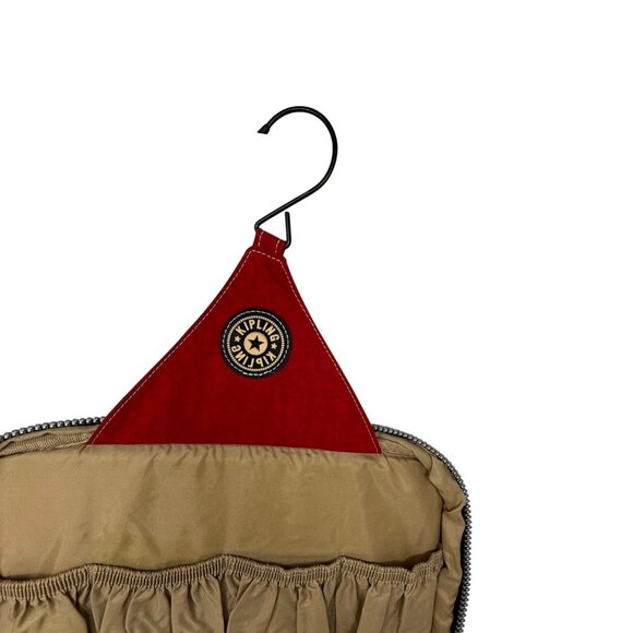 VTG Kipling Hanging Traveller Case Toiletry Bag Organizer John Monkey Keychain - Picture 7 of 11